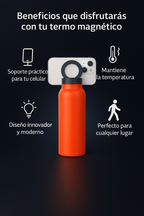 MagniCup™– Termo magnético 2 en 1 para celular