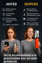 MagniCup™– Termo magnético 2 en 1 para celular