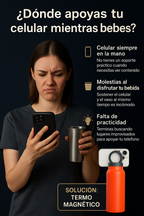 MagniCup™– Termo magnético 2 en 1 para celular