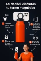 MagniCup™– Termo magnético 2 en 1 para celular