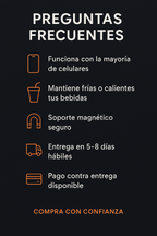 MagniCup™– Termo magnético 2 en 1 para celular