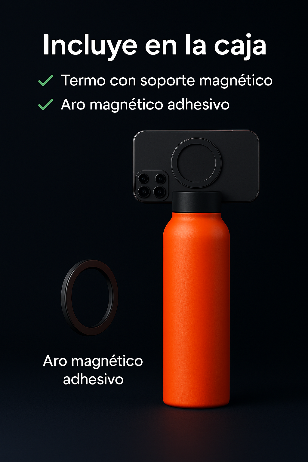 MagniCup™– Termo magnético 2 en 1 para celular