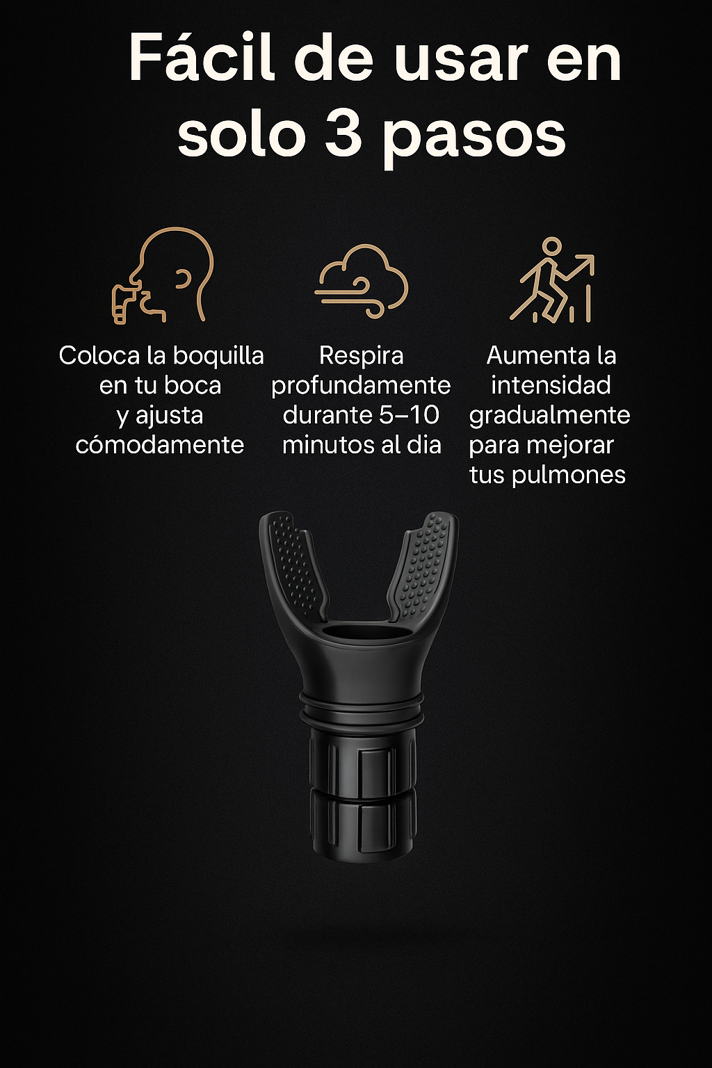 AirFlex™ – Entrenador de Respiración Ajustable