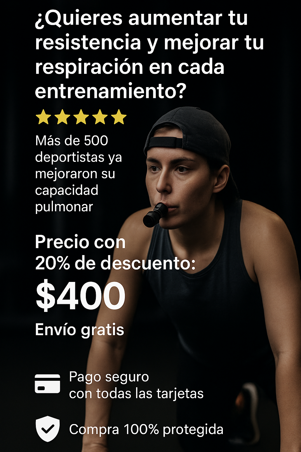 AirFlex™ – Entrenador de Respiración Ajustable