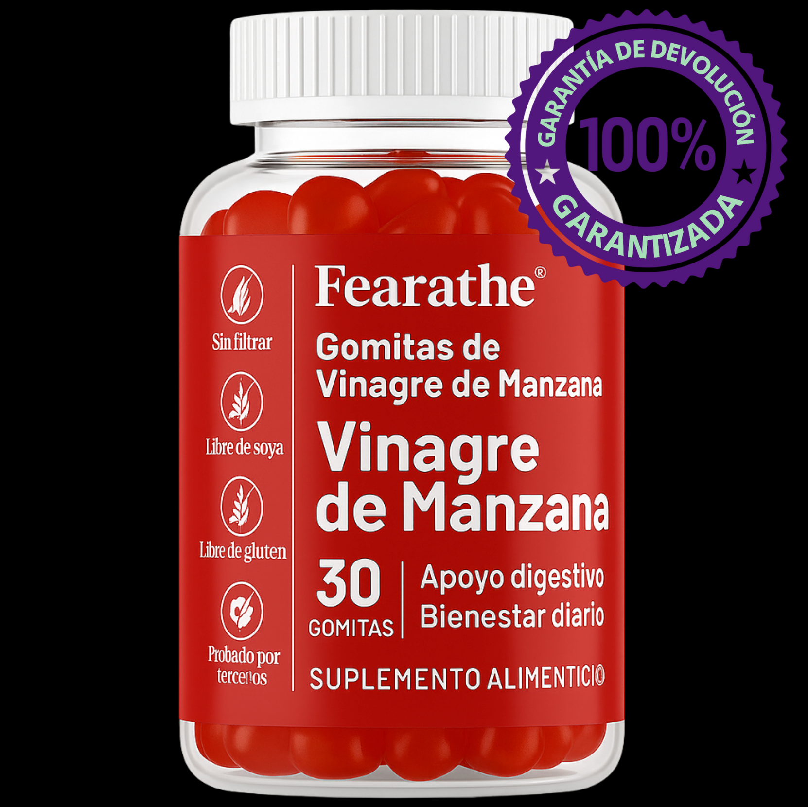 SlimBerry™ – Gomitas de Vinagre de Manzana